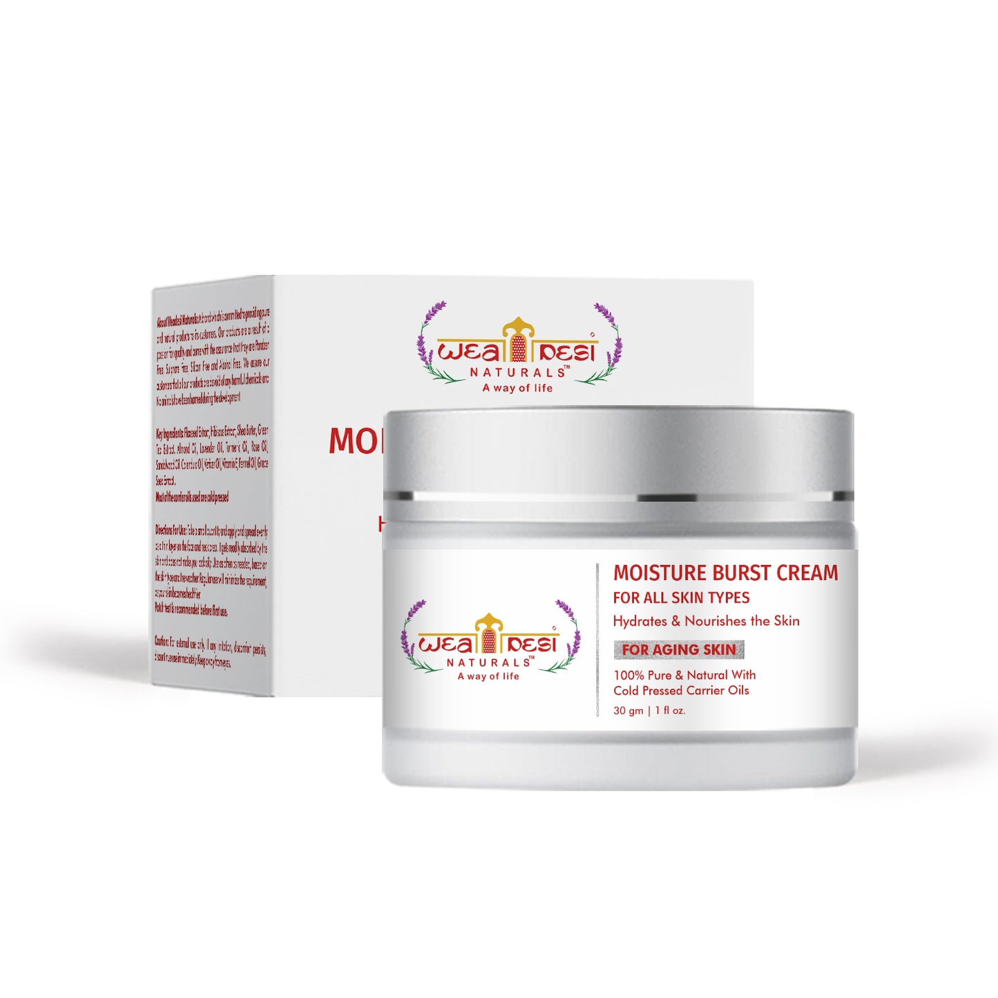 Weadesi Naturals Moisture Burst Cream For Aging Skin
