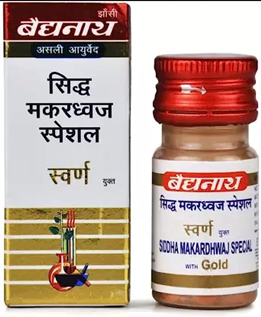 Baidyanath Siddha Makardhwaj Special Gold Tablets