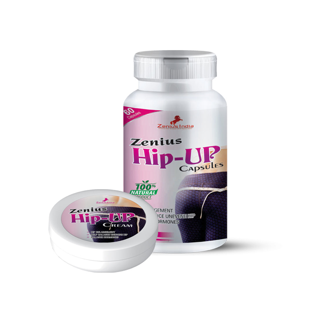 Zenius Hip Up Bigger Bum Cream And Capsule For Women
