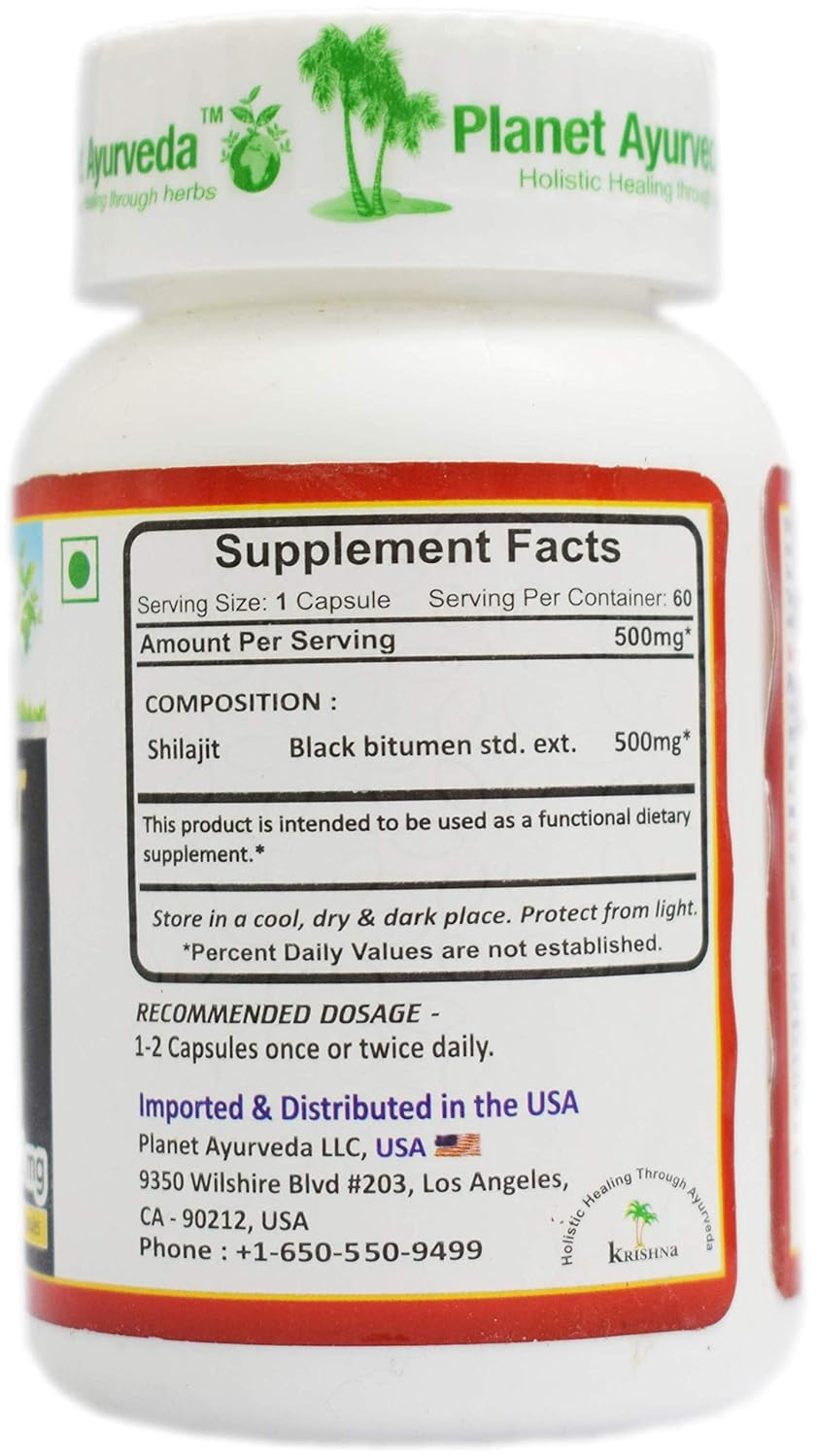 Shilajit Capsules Bottle