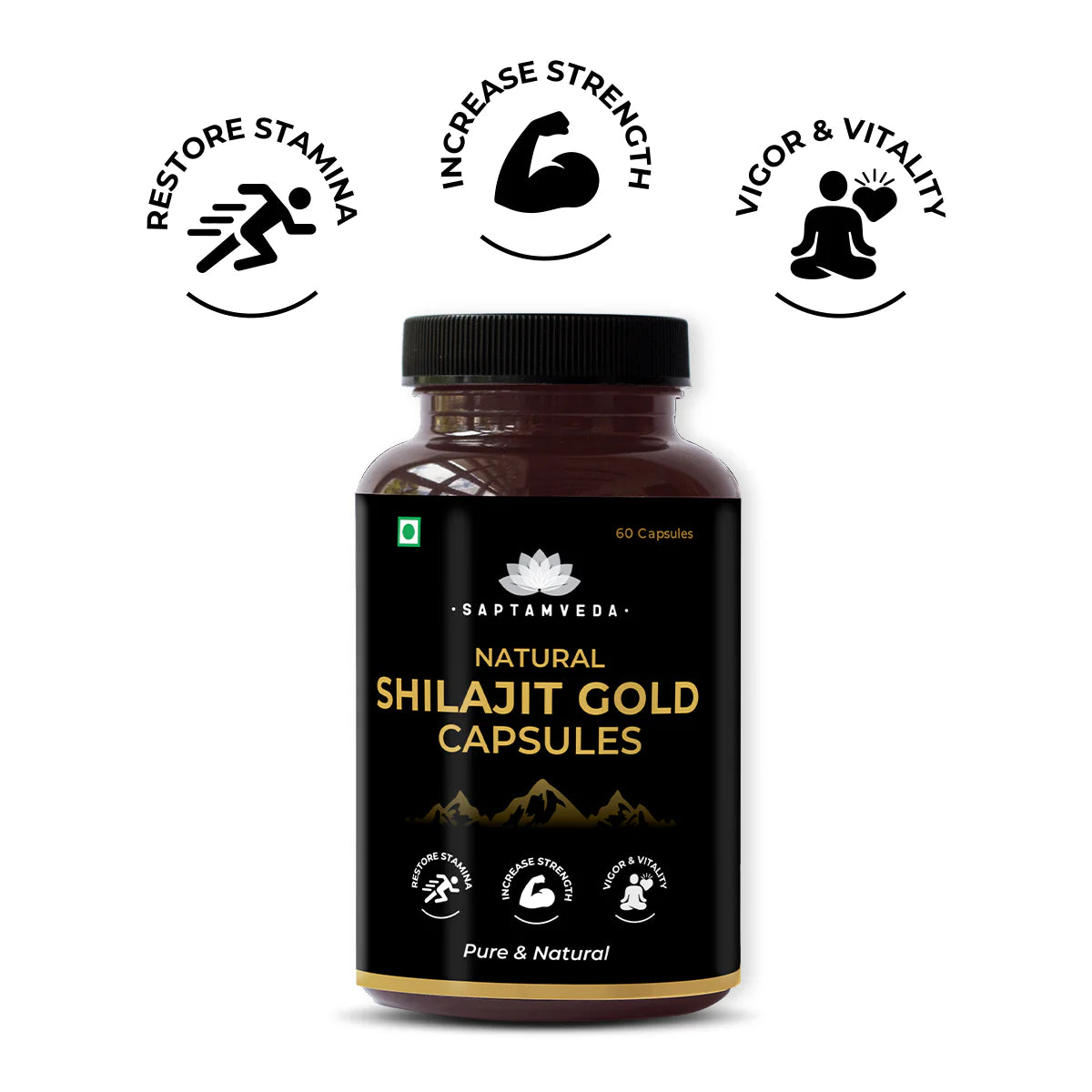 Saptamveda Shilajit Gold Capsule