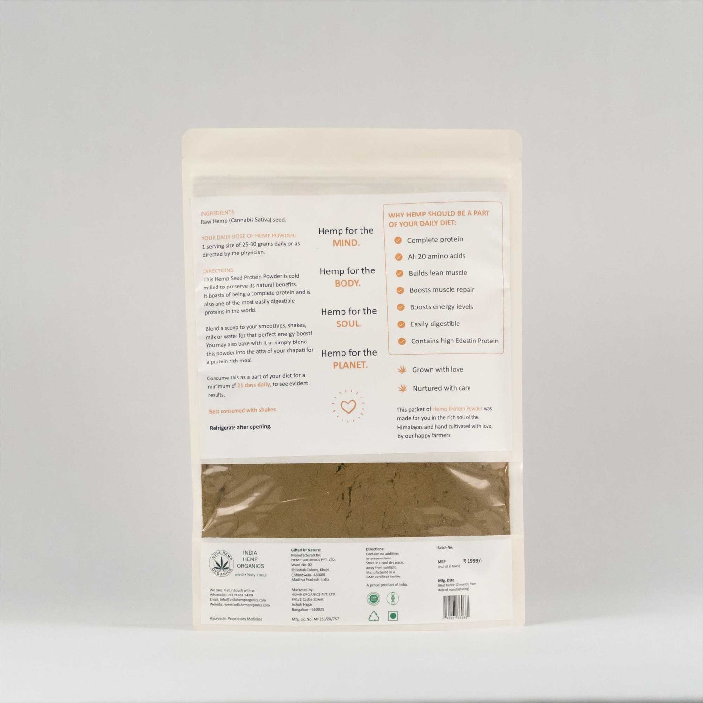 Hemp Organic Hemp Protein Powder