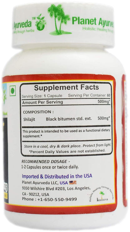 Shilajit Capsules Bottle