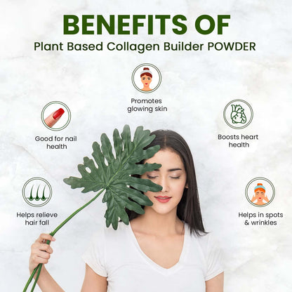 Vlado's Himalayan Organics Plant Based Collagen Builder Powder For Skin Regeneration Bottle