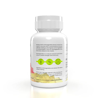 Madhya Earth Ashwagandha Extract Capsules